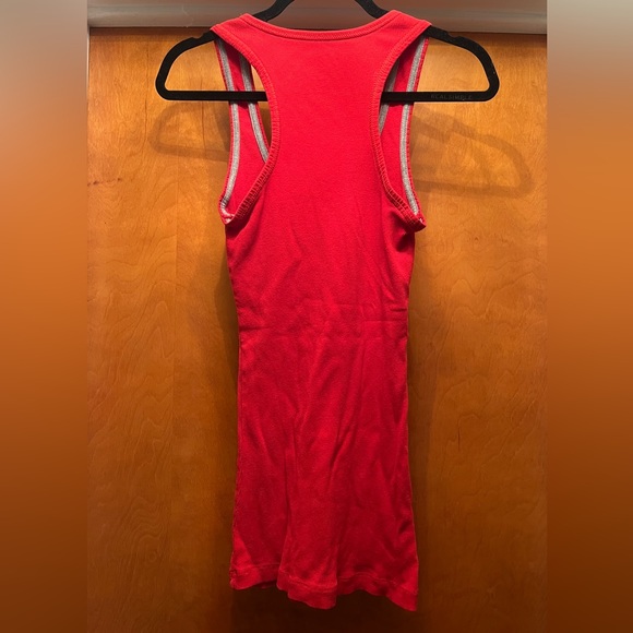 Max Rave Ribbed Tank - Red - Picture 2 of 2